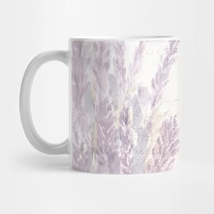 Watercolor Lavender and Script ~ Vintage Style Mug